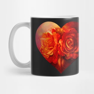 Flowers in Heart (Valentines Special) Mug